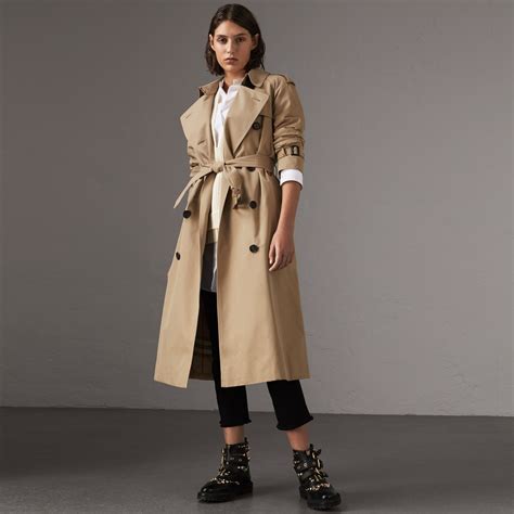 burberry long trench coat womens|Burberry classic trench coat women.